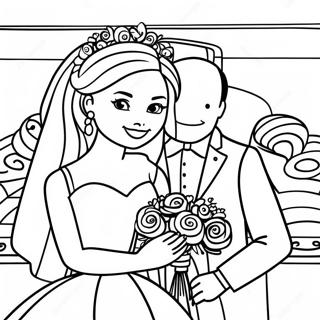 Pagina Para Colorir Da Barbie De Casamento 25565-23343