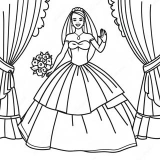 Pagina Para Colorir Da Barbie De Casamento 25565-23530