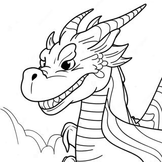 Pagina Para Colorir Do Mestre Dragao Feroz Em Batalha 25576-23354