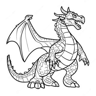 Pagina Para Colorir Do Mestre Dragao Feroz Em Batalha 25576-23541