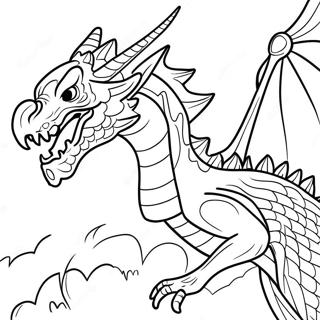 Pagina Para Colorir Do Mestre Dragao Feroz Em Batalha 25576-23542