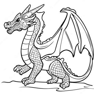 Pagina Para Colorir Do Mestre Dragao Feroz Em Batalha 25576-23543