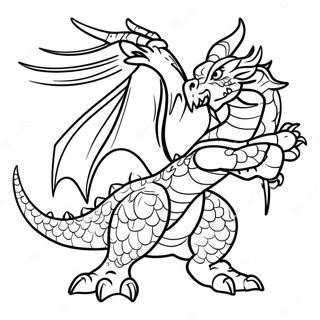 Pagina Para Colorir Do Mestre Dragao Feroz Em Batalha 25576-23544