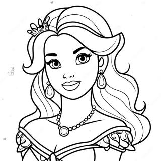 Pagina Para Colorir Da Princesa Disney Tatuada 25585-23357