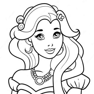 Pagina Para Colorir Da Princesa Disney Tatuada 25585-23546