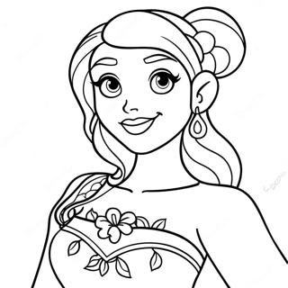 Pagina Para Colorir Da Princesa Disney Tatuada 25585-23547