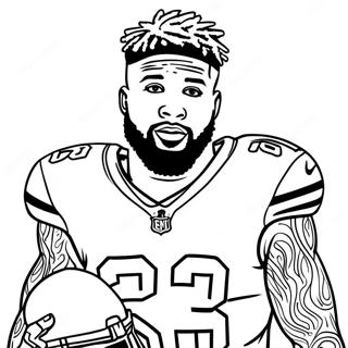 Pagina Para Colorir Do Odell Beckham Jr 25625-23578