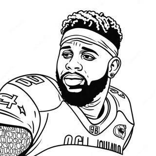 Pagina Para Colorir Do Odell Beckham Jr 25625-23579