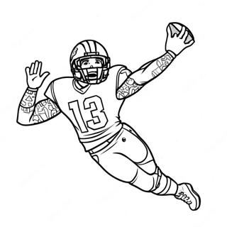 Pagina Para Colorir Do Odell Beckham Jr Pegando Uma Bola De Futebol 25626-23581