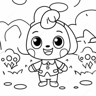 Pagina Para Colorir Do Animal Crossing 2562-2090