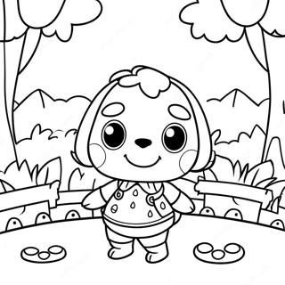 Pagina Para Colorir Do Animal Crossing 2562-2092