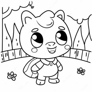 Pagina Para Colorir De Aldeoes Fofos De Animal Crossing 2563-2096