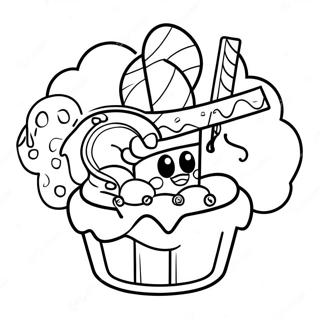 Pagina Para Colorir Do Logo Candylicious Da Lol Omg 25686-23620