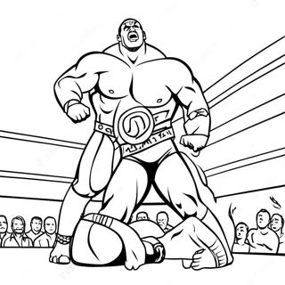 Pagina Para Colorir Da Luta Pelo Campeonato Da Wwe 25727-23656