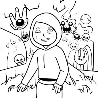 Pagina Para Colorir De Cena Assustadora Creepypasta 25807-23720