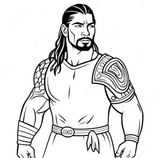 Pagina Para Colorir De Roman Reigns Em Acao 25977-23853