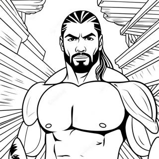 Pagina Para Colorir De Roman Reigns Em Acao 25977-23854