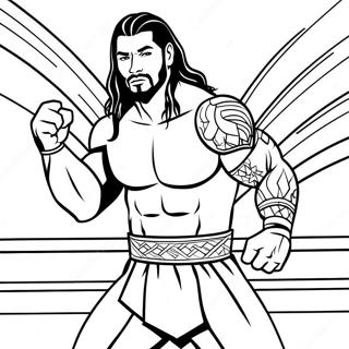 Pagina Para Colorir De Roman Reigns Em Acao 25977-23855