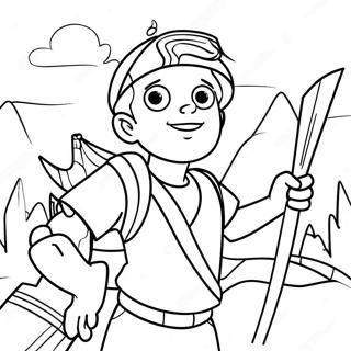 Pagina Para Colorir Do Aventureiro Joshua 26077-23933