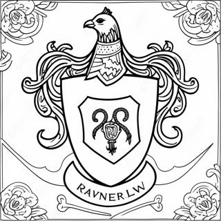 Pagina Para Colorir Do Emblema De Ravenclaw 26236-24059