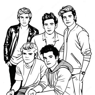 Pagina Para Colorir De One Direction 26266-24082