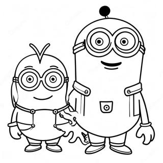 Pagina Para Colorir De Personagens Minions 26277-24094