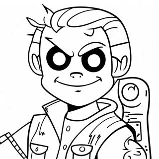 Pagina Para Colorir De Johnny Test 26301-24107