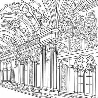 Pagina Para Colorir Da Arquitetura Elegante Do Renascimento 26332-24133