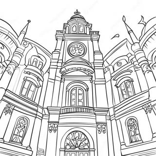 Pagina Para Colorir Da Arquitetura Elegante Do Renascimento 26332-24136