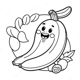 Banana Come Pagina Para Colorir 26452-24218