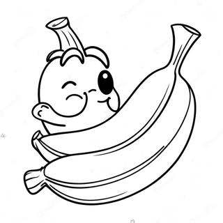 Banana Come Pagina Para Colorir 26452-24220