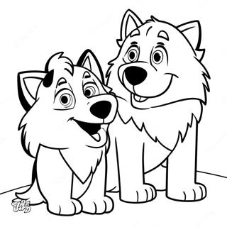 Aventura De Balto E Jenna Pagina Para Colorir 26463-24230