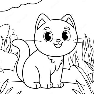 Pagina Para Colorir Do Gato Da Natureza 26512-24266