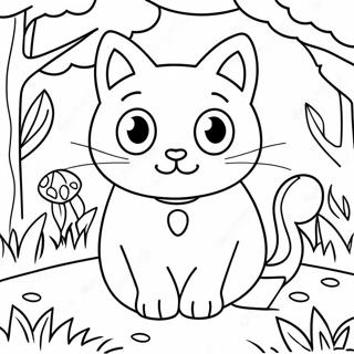 Pagina Para Colorir Do Gato Da Natureza 26512-24267