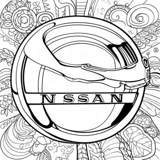 Pagina Para Colorir Do Logo Da Nissan 26532-24282