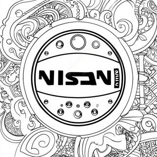 Pagina Para Colorir Do Logo Da Nissan 26532-24284