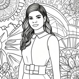 Pagina Para Colorir Da Zendaya 26542-24290