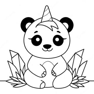 Pagina Para Colorir Do Panda Unicornio 26552-24299