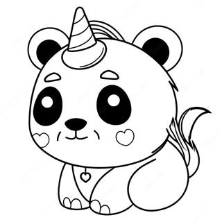 Pagina Para Colorir Do Panda Unicornio 26552-24300