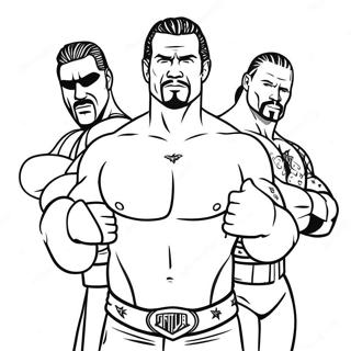 Pagina Para Colorir Superstars Da Wwe Em Acao 26623-24360