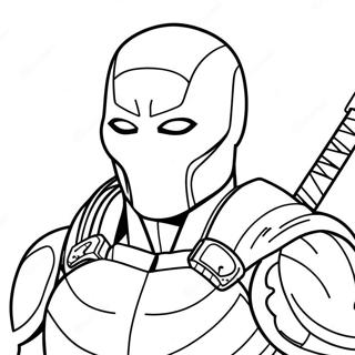 Pagina Para Colorir Deathstroke 26632-24363