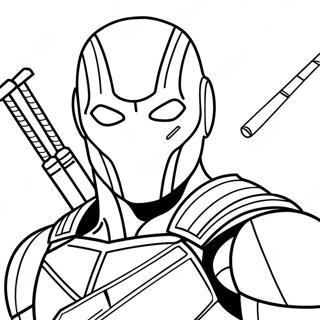 Pagina Para Colorir Deathstroke 26632-24364