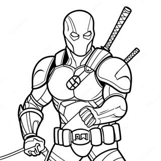 Pagina Para Colorir Deathstroke Em Acao 26633-24365