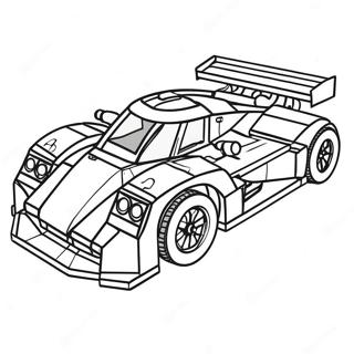 Pagina Para Colorir De Carro De Corrida Lego Rapido 26683-24406