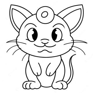 Pagina Para Colorir Do Pokemon Meowth 26712-24426