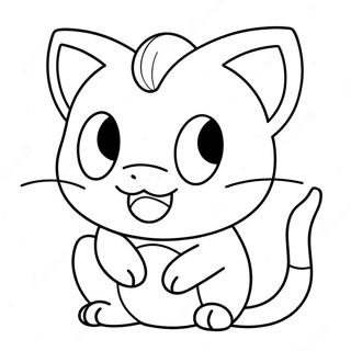 Pagina Para Colorir Do Pokemon Meowth 26712-24427