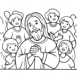 Pagina Para Colorir De Jesus Ama As Criancas 26762-24468