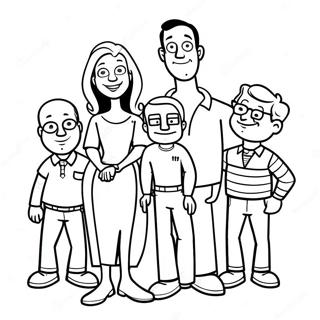 Pagina Para Colorir Engracada Da Familia American Dad 26823-24517