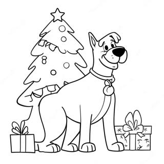 Pagina Para Colorir Scooby Doo De Natal 26832-24523