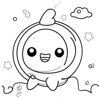 Pagina Para Colorir Dos Personagens Fofos De Tamagotchi 26883-24565